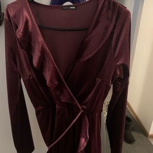 Purple fashion nova dress